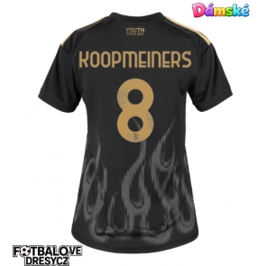 Juventus Teun Koopmeiners #8 Dámské Alternativní Dres 2026-27 Krátký Rukáv